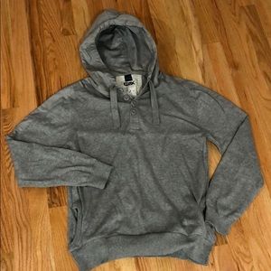 Men’s FCUK size L grey hoodie sweater
